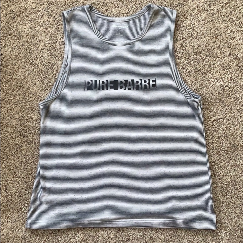 Pure Barre striped tank
